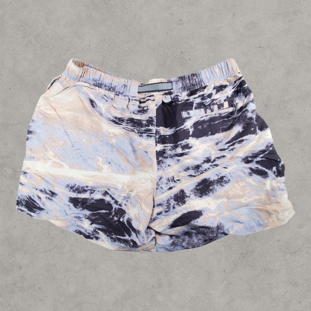 Nike ACG Shorts Men XL Marble Tie Dye Nylon Trail Gorpcore Purple Tan DH7149-540 - Picture 9 of 9